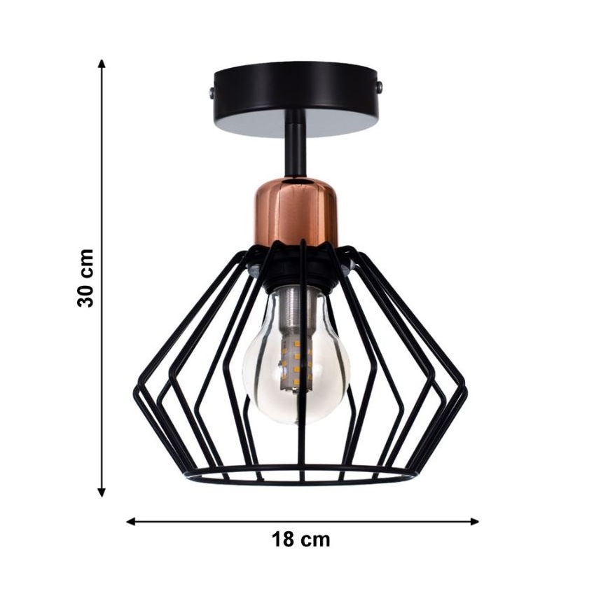 Συνδεδεμένο πολύφωτο PORTO 1xE27/40W/230V