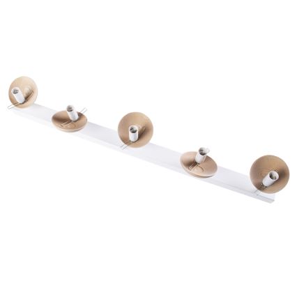 Συνδεδεμένο πολύφωτο SFERA WOOD 5xE14/40W/230V