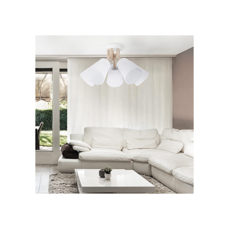 Συνδεδεμένο πολύφωτο VAIO WHITE 3xE27/60W/230V