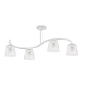 Συνδεδεμένο πολύφωτο LUCEA 4xE27/15W/230V λευκό