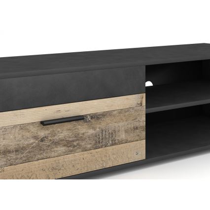 Σύνθεση σαλονιού BRICK καφέ/μαύρη