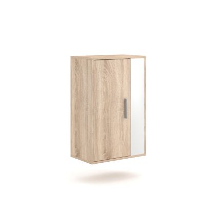 Σύνθεση σαλονιού BRICK, Sonoma δρυς/λευκό