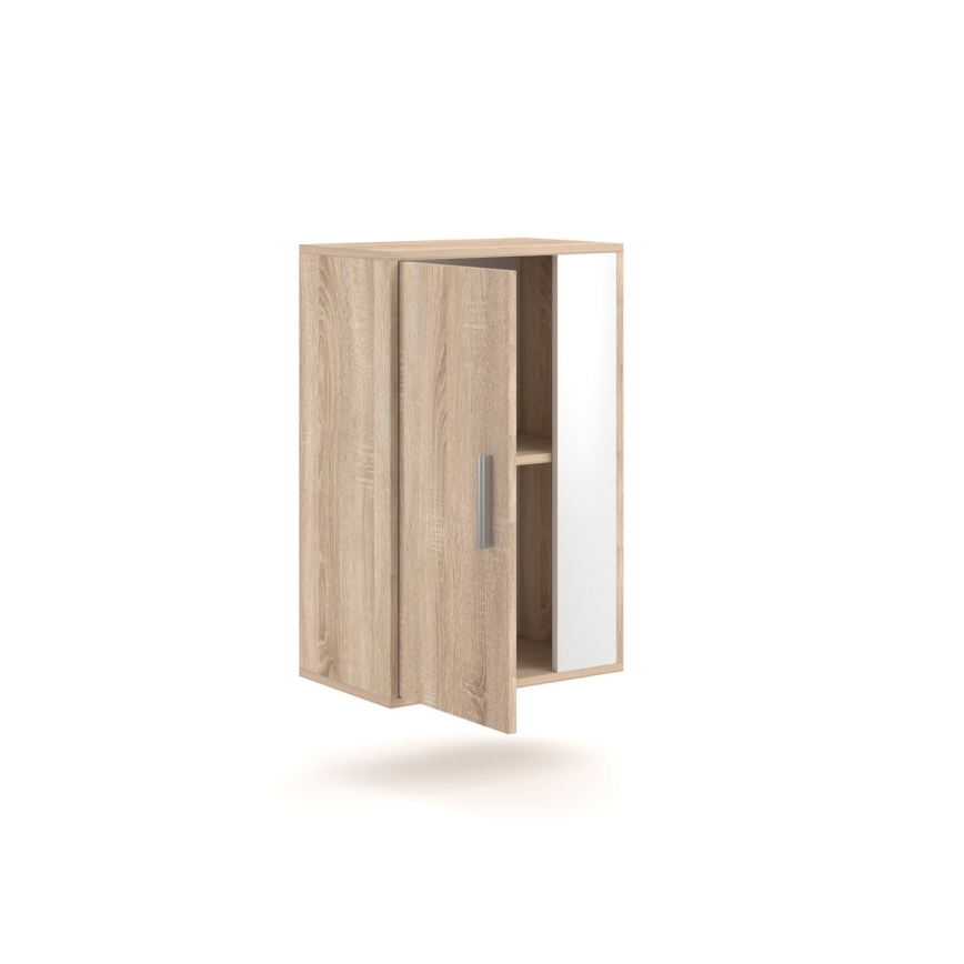 Σύνθεση σαλονιού BRICK, Sonoma δρυς/λευκό