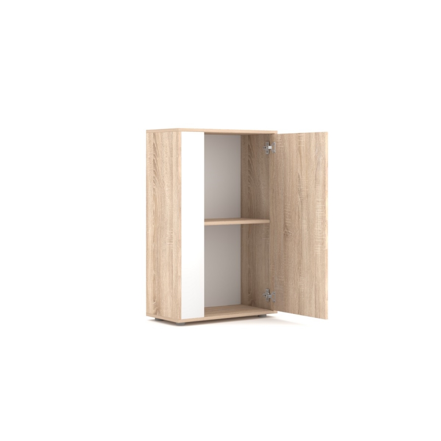 Σύνθεση σαλονιού BRICK, Sonoma δρυς/λευκό