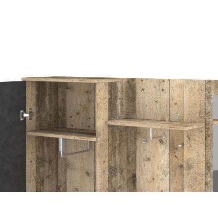 Σύνθεση εισόδου NOLAN με καθρέφτη, καφέ/γραφίτης