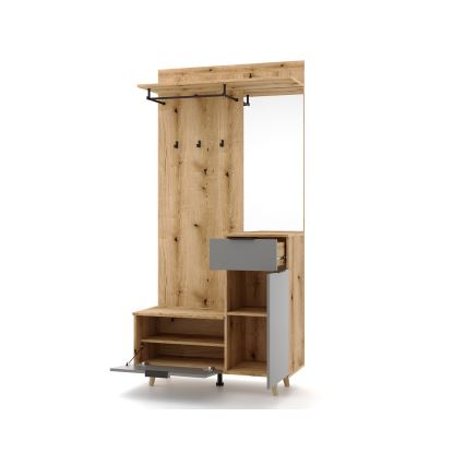 Σύνθεση εισόδου με καθρέφτη SVEN καφέ/γραφίτης