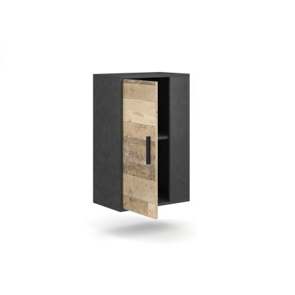 Σύνθετο σαλονιού BRICK καφέ/μαύρο