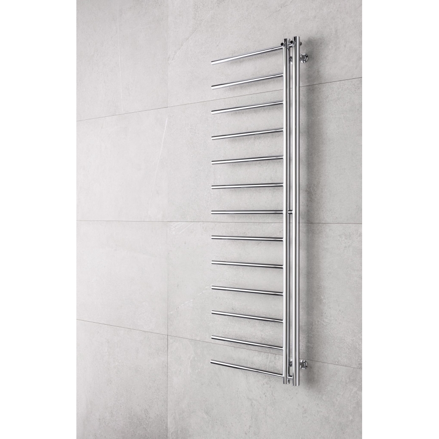 P.M.H. AP2C-L - Θερμαντικό σώμα-σκάλα μπάνιου APOLLO 219W 150 cm αριστερή/γυαλιστερό χρώμιο