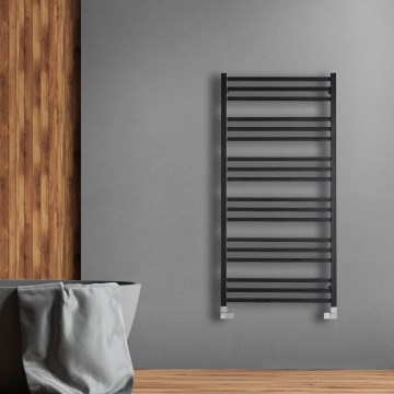P.M.H. AV4B - Πετσετοκρεμάστρα μπάνιου AVENTO, 567W, 121 cm, μαύρο