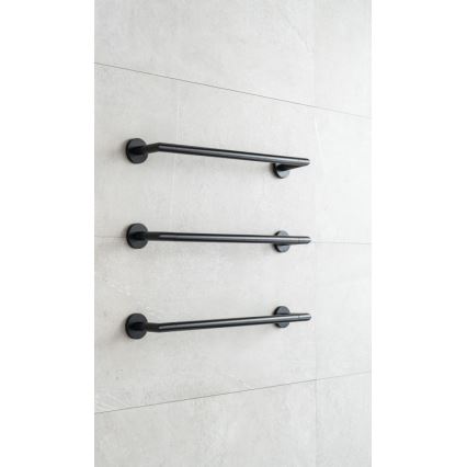 P.M.H. IN1B-R - Ηλεκτρικός στεγνωτήρας πετσετών INGA 17W/230V 85,9 cm IP44 δεξιά/μαύρη