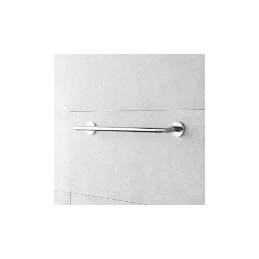 P.M.H. IN1SS-L - Ηλεκτρική θερμαινόμενη πετσετοκρεμάστρα INGA 17W/230V 85,9 cm IP44 αριστερή/γυαλισμένο ανοξείδωτο