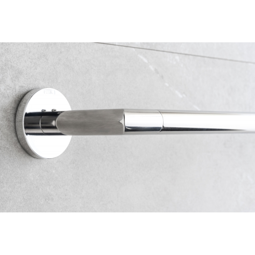 P.M.H. IN1SS-L - Ηλεκτρική θερμαινόμενη πετσετοκρεμάστρα INGA 17W/230V 85,9 cm IP44 αριστερή/γυαλισμένο ανοξείδωτο