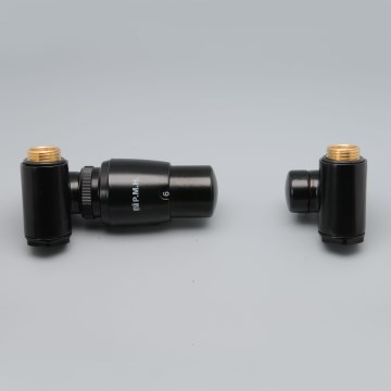 P.M.H. INTER-LB - Βαλβίδα με θερμοστατική κεφαλή INTER αριστερή/μαύρη