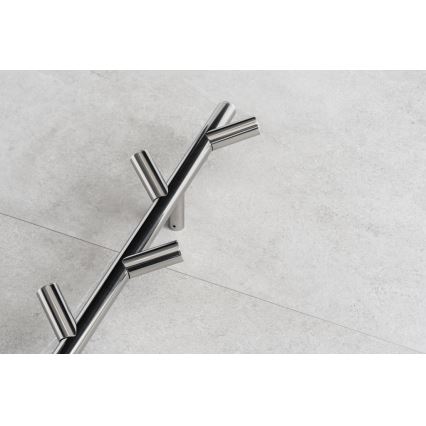 P.M.H. LS1SS - Ηλεκτρική θερμαινόμενη πετσετοκρεμάστρα LISA 24W/230V 170 cm IP44 γυαλισμένο ανοξείδωτο