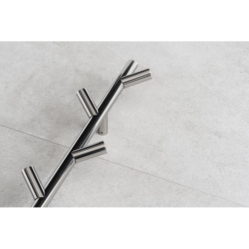 P.M.H. LS1SS - Ηλεκτρική θερμαινόμενη πετσετοκρεμάστρα LISA 24W/230V 170 cm IP44 γυαλισμένο ανοξείδωτο