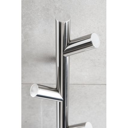 P.M.H. LS1SS - Ηλεκτρική θερμαινόμενη πετσετοκρεμάστρα LISA 24W/230V 170 cm IP44 γυαλισμένο ανοξείδωτο