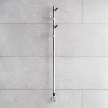 P.M.H. LS1SS - Ηλεκτρική θερμαινόμενη πετσετοκρεμάστρα LISA 24W/230V 170 cm IP44 γυαλισμένο ανοξείδωτο