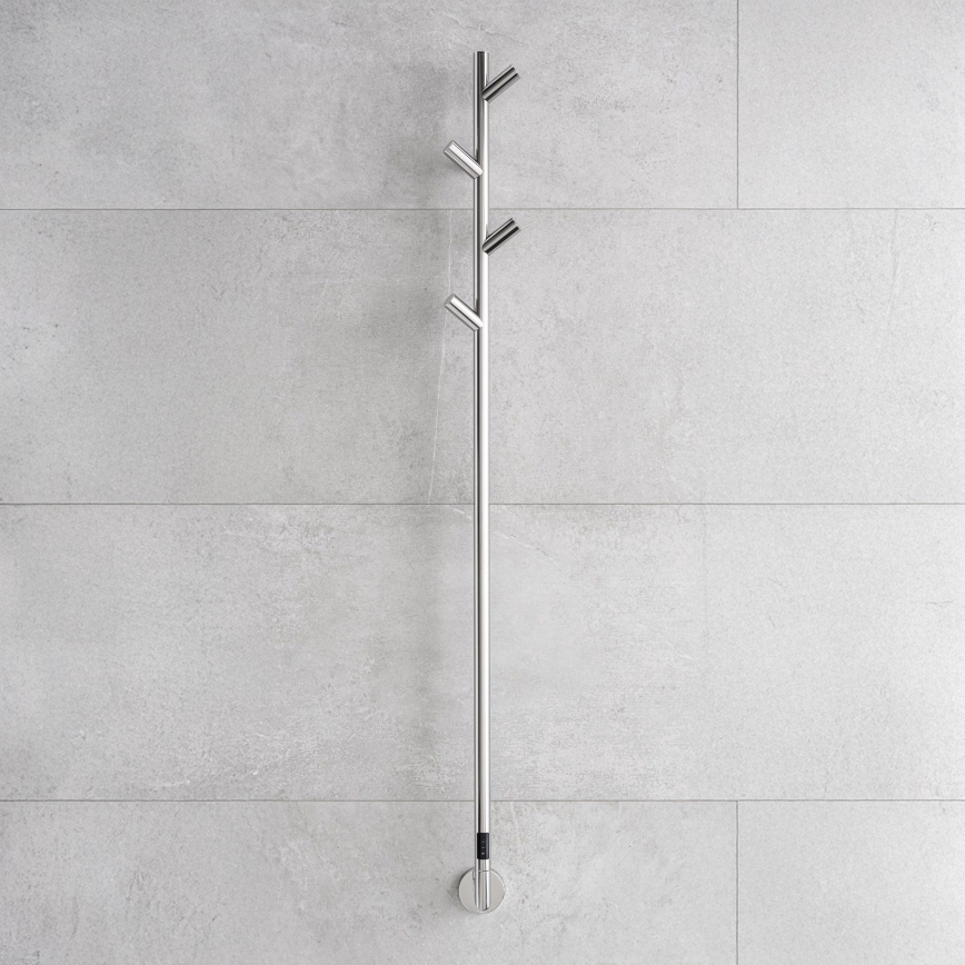 P.M.H. LS1SS - Ηλεκτρική θερμαινόμενη πετσετοκρεμάστρα LISA 24W/230V 170 cm IP44 γυαλισμένο ανοξείδωτο