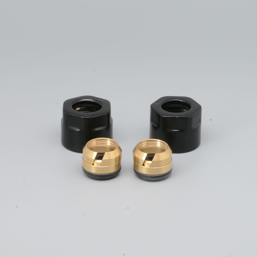 P.M.H. M15B4024 - Ρακόρ σύσφιξης για βαλβίδα VISION/INTER, μαύρο/χάλκινο, 15 mm