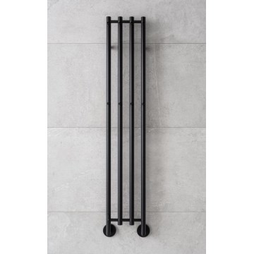 P.M.H. MO1B-RK - Ηλεκτρική πετσετοκρεμάστρα MONA 93W/230V 153,3 cm IP44 μαύρη