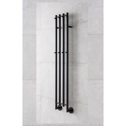 P.M.H. MO1B-RK - Ηλεκτρική πετσετοκρεμάστρα MONA 93W/230V 153,3 cm IP44 μαύρη