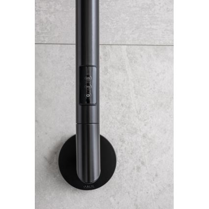 P.M.H. OL1B - Ηλεκτρική πετσετοκρεμάστρα OLE 24W/230V 170 cm IP44 μαύρη