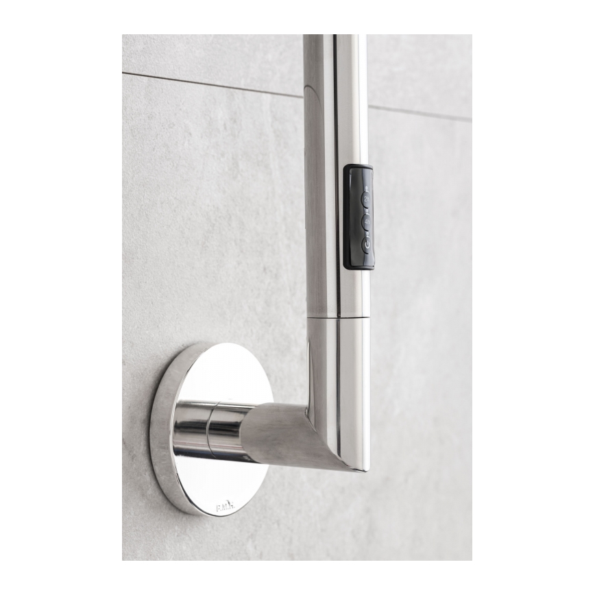 P.M.H. OL1SS - Ηλεκτρική πετσετοκρεμάστρα OLE 24W/230V 170 cm IP44 γυαλισμένο ανοξείδωτο ατσάλι