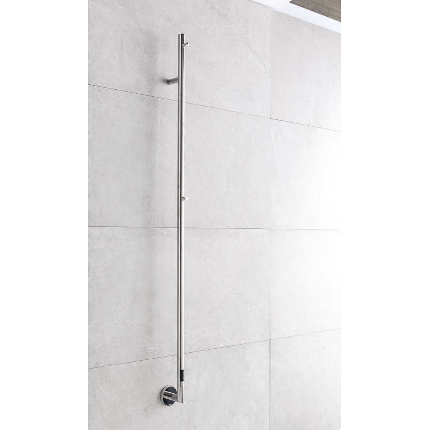 P.M.H. OL1SS - Ηλεκτρική πετσετοκρεμάστρα OLE 24W/230V 170 cm IP44 γυαλισμένο ανοξείδωτο ατσάλι