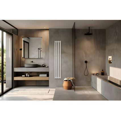 P.M.H. P2W/4 - Θερμαντικό σώμα-σκάλα για μπάνιο PLUTO 406W 150 cm λευκό