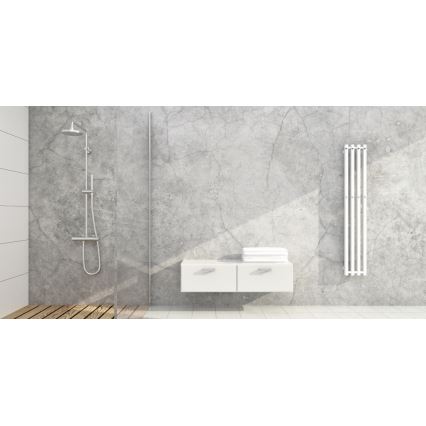 P.M.H. P2W/4 - Θερμαντικό σώμα-σκάλα για μπάνιο PLUTO 406W 150 cm λευκό