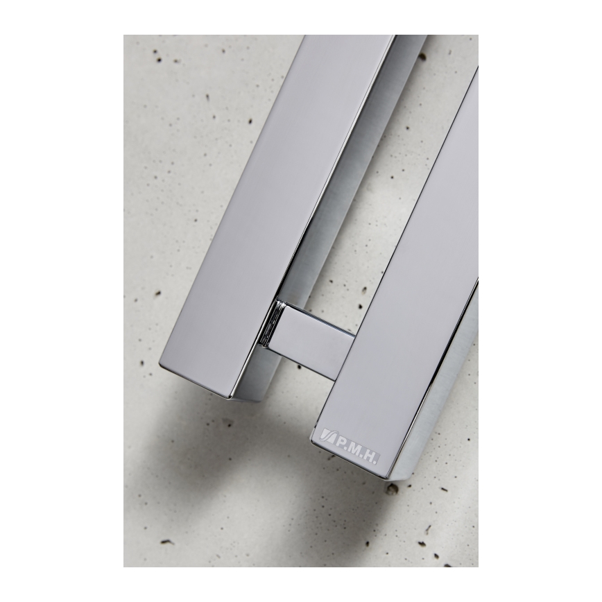 P.M.H. PX2C/4 - Θερμαντικό σώμα (σκάλα) για μπάνιο PLUTO X 350W 150 cm γυαλιστερό χρώμιο