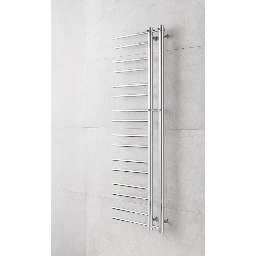 P.M.H. T2C-L - Πετσετοκρεμάστρα‑θερμαντικό σώμα THEIA 352W 154 cm αριστερή/γυαλιστερό χρώμιο