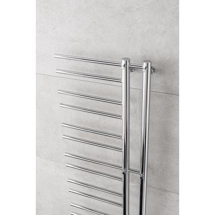 P.M.H. T2C-L - Πετσετοκρεμάστρα‑θερμαντικό σώμα THEIA 352W 154 cm αριστερή/γυαλιστερό χρώμιο