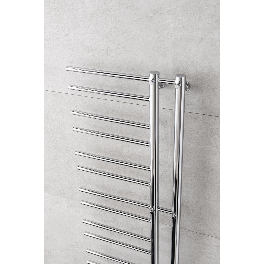 P.M.H. T2C-L - Πετσετοκρεμάστρα‑θερμαντικό σώμα THEIA 352W 154 cm αριστερή/γυαλιστερό χρώμιο