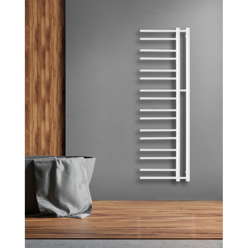 P.M.H. T2W-L - Θερμαντικό σώμα-σκάλα μπάνιου THEIA 352W 154 cm αριστερό/λευκό