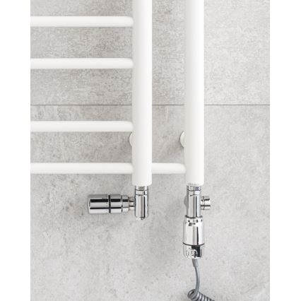 P.M.H. T2W-L - Θερμαντικό σώμα-σκάλα μπάνιου THEIA 352W 154 cm αριστερό/λευκό