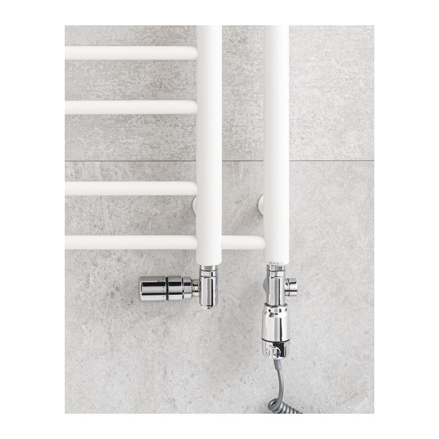 P.M.H. T2W-L - Θερμαντικό σώμα-σκάλα μπάνιου THEIA 352W 154 cm αριστερό/λευκό