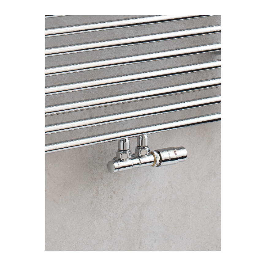 P.M.H. TERM-RC-EK - Βαλβίδα με θερμοστατική κεφαλή TERM δεξιά/γυαλισμένο χρώμιο