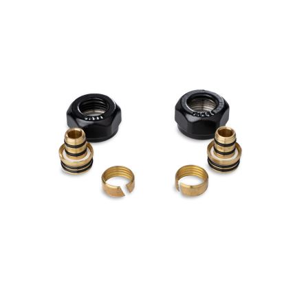 P.M.H. ZZM1624 - Σύνδεσμος συμπίεσης για βαλβίδα UNIKO/TERM/DUO μαύρος/alupex 16 mm