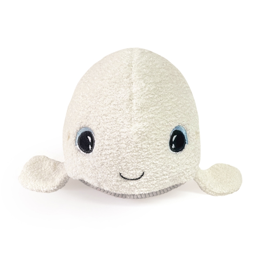 PABOBO - Glowing plush toy with melody BELUGA 3xAAA φάλαινα