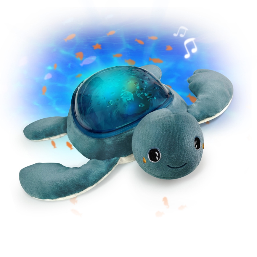 PABOBO - Προτζέκτορας με μουσική AQUA DREAM USB χελώνα 1200 mAh