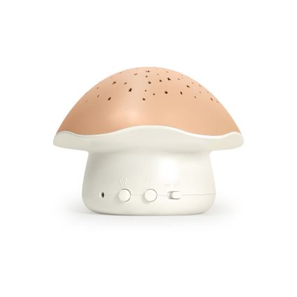 PABOBO - Προτζέκτορας με μουσική STAR MUSHROOM 3xAA ροζ σομον