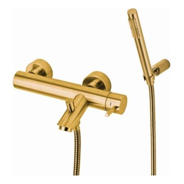 Paffoni - Σετ μπανιέρας με μπαταρία LIGHT σε βουρτσισμένο χρυσό