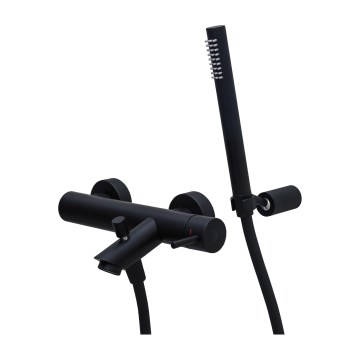 Paffoni - Σετ μπανιέρας με μπαταρία LIGHT μαύρο