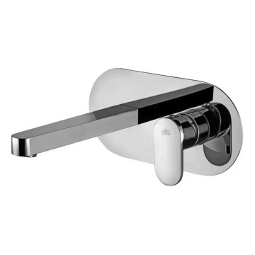 Paffoni - Εντοιχιζόμενη μπαταρία νιπτήρα CANDY σε γυαλιστερό χρώμιο