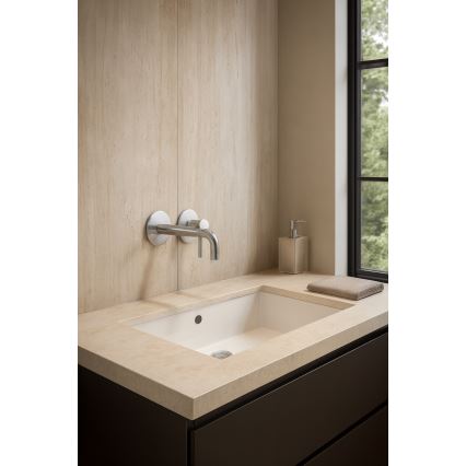 Paffoni - Εντοιχιζόμενη μπαταρία νιπτήρα LIGHT, ανοξείδωτη