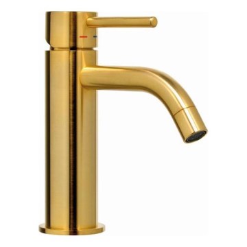 Paffoni - Μίκτης νιπτήρα LIGHT σε βουρτσισμένο χρυσό