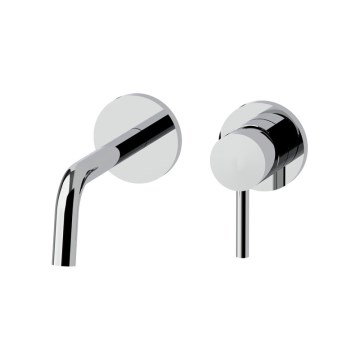 Paffoni - Μίκτης νιπτήρα για εντοιχισμένη τοποθέτηση LIGHT, γυαλιστερό χρώμιο