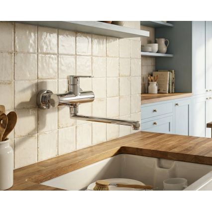 Paffoni - Μπαταρία κουζίνας RED σε γυαλιστερό χρώμιο