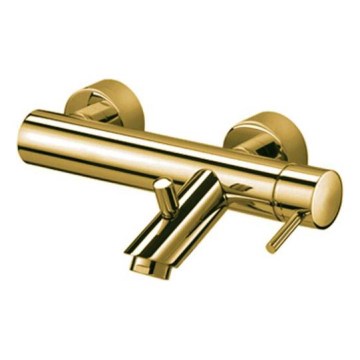 Paffoni - Μπαταρία μπανιέρας LIGHT EXCLUSIVE, χρυσή